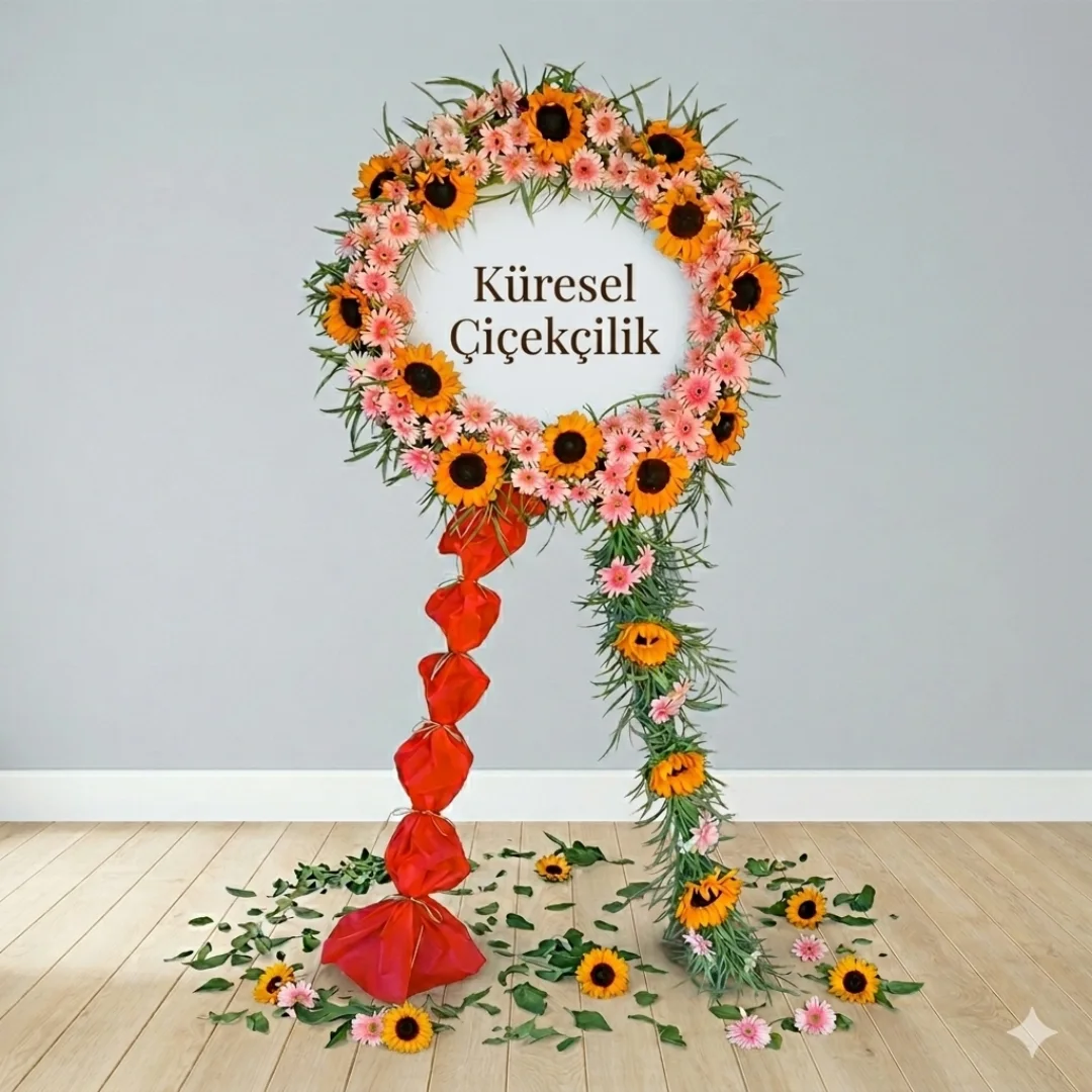Antalya Çelenk - Kişiye Özel Çelenk-Clk32